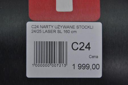 NARTY UŻYWANE STOCKLI LASER SL + MC11 24/25 160 cm NRC24