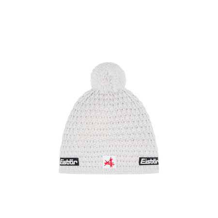 CZAPKA EISBAR TRAIL POMPON SA White