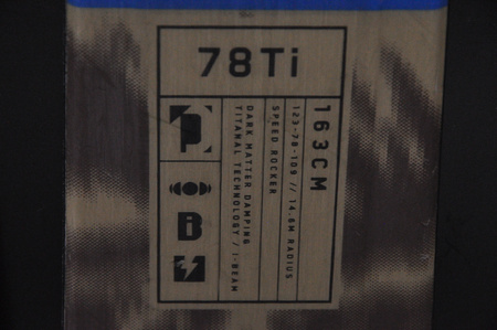 NARTY UŻYWANE K2 DISRUPTION 78TI + MXC 12 24/25 163 cm NRC985