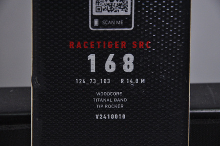 NARTY UŻYWANE VOLKL RACETIGER SRC + Motion 10 24/25 168 cm NRC225