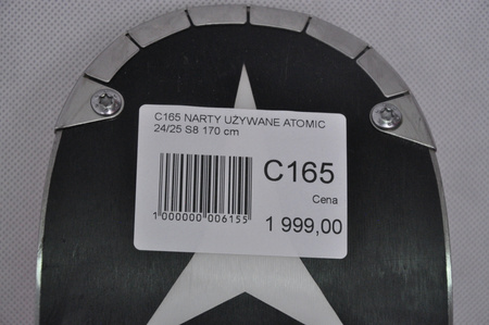 NARTY UŻYWANE ATOMIC REDSTER S8 + X12 GW 24/25 170 cm NRC165