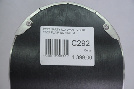 NARTY UŻYWANE VOLKL FLAIR SC 23/24 + Marker VMOTION 11 153 cm NRC292