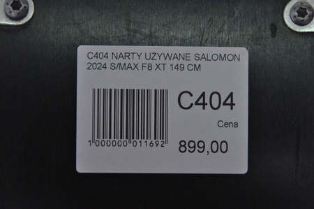 NARTY UŻYWANE SALOMON S/MAX F8 XT + M10 2024 149 cm NRC399