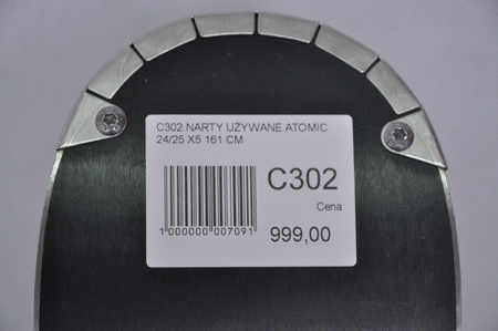 NARTY UŻYWANE ATOMIC REDSTER X5 + Atomic M10 GW 24/25 161 cm NRC302
