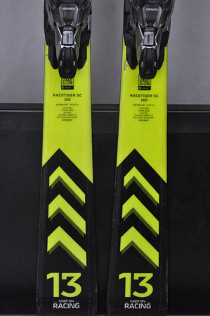 NARTY UŻYWANE VOLKL RACETIGER SC 23/24 + VMotion 12 165 cm NRC348