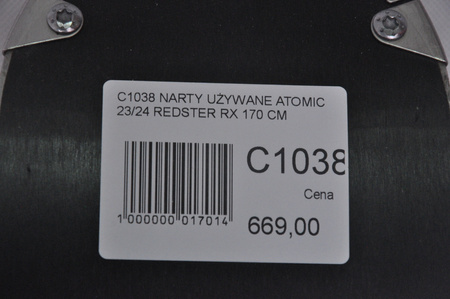 NARTY UŻYWANE ATOMIC REDSTER RX + M10 23/24 170 cm NRC1038