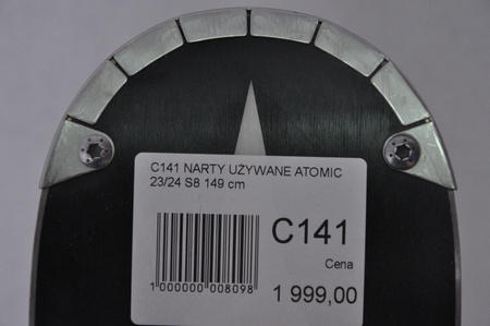 NARTY UŻYWANE ATOMIC REDSTER S8 + X12 GW 23/24 149 cm NRC141