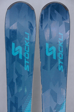 NARTY UŻYWANE STOCKLI MONTERO AS + Salomon Strive 11 24/25 160 cm NRC66