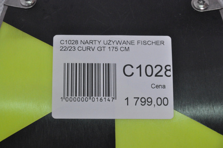 NARTY UŻYWANE FISCHER CURV GTX + RX 13 22/23 175 cm NRC1028