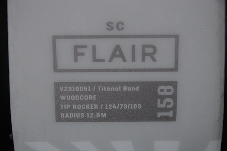 NARTY UŻYWANE VOLKL FLAIR SC 23/24 + Marker VMOTION 11 158 cm NRC296
