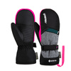 JUNIORSKIE RĘKAWICE NARCIARSKIE REUSCH FLASH GTX MITTEN Black/Pink 2025
