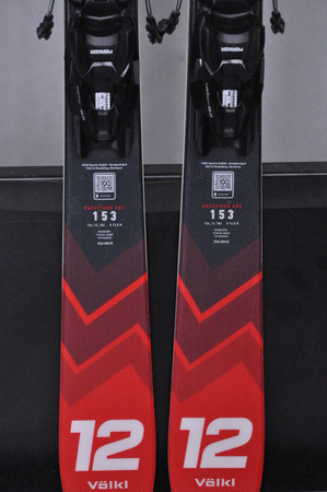 NARTY UŻYWANE VOLKL RACETIGER SRC + Motion 10 24/25 153 cm NRC199
