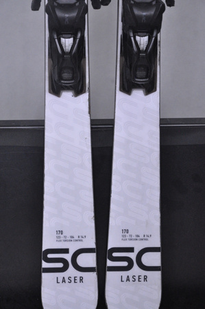 NARTY UŻYWANE STOCKLI LASER SC + MC11 24/25 170 cm NRC116