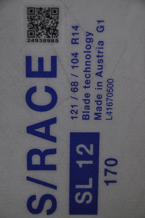 NARTY UŻYWANE SALOMON S/RACE SL 12 + Salomon Z12 23/24 170 cm NRC560