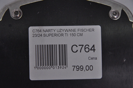 NARTY UŻYWANE FISCHER RC4 SUPERIOR TI 23/24 + Z11 150 cm NRC764