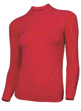 DAMSKA KOSZULKA TERMICZNA BRUBECK THERMO LS13100 Malina