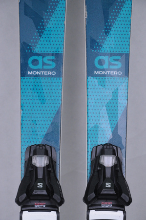 NARTY UŻYWANE STOCKLI MONTERO AS + Salomon Strive 11 24/25 166 cm NRC70