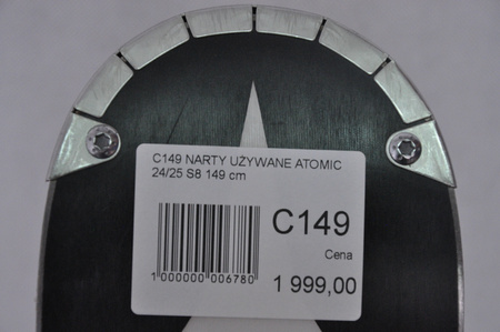 NARTY UŻYWANE ATOMIC REDSTER S8 + X12 GW 24/25 149 cm NRC149