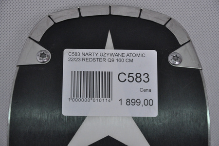 NARTY UŻYWANE REDSTER Q9 + X12 22/23 160 cm NRC583