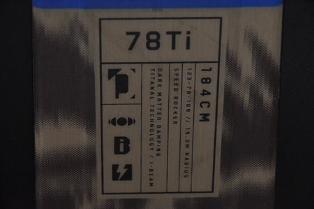 NARTY UŻYWANE K2 DISRUPTION 78TI + MXC 12 24/25 184 cm NRC993
