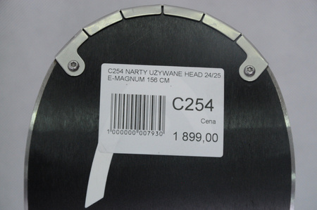 NARTY UŻYWANE HEAD SUPERSHAPE E. MAGNUM + Head PRD12 24/5 156 cm NRC254
