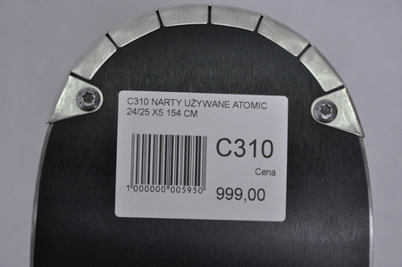 NARTY UŻYWANE ATOMIC REDSTER X5 + Atomic M10 GW 24/25 154 cm NRC310