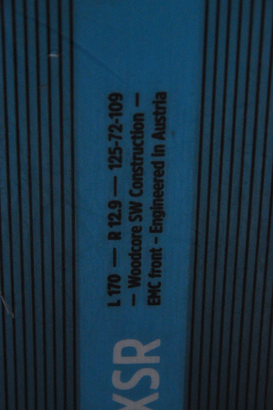 NARTY UŻYWANE HEAD WORLDCUP e.XSR + PR 11 23/24 170 cm NRC973