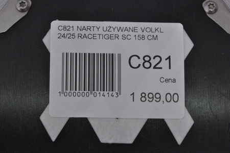 NARTY UŻYWANE VOLKL RACETIGER SC 24/25 + VMotion 10 158 cm NRC821