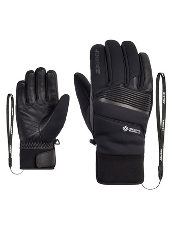 RĘKAWICE NARCIARSKIE ZIENER GANNO WS Black 2025