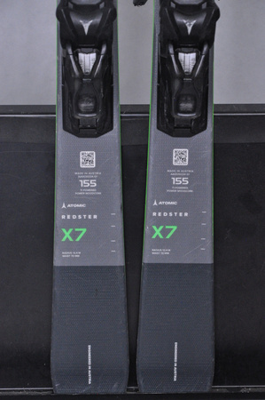 NARTY UŻYWANE ATOMIC REDSTER X7 + Atomic MI12 GW 22/23 155 cm NRC607
