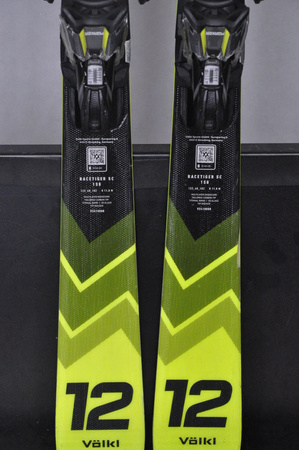 NARTY UŻYWANE VOLKL RACETIGER SC 24/25 + VMotion 12 158 cm NRC820