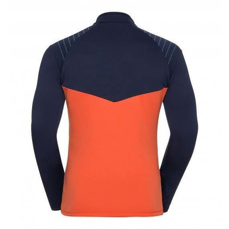 BLUZA ODLO PACT MAN 1/2 ZIP Navy / Orange