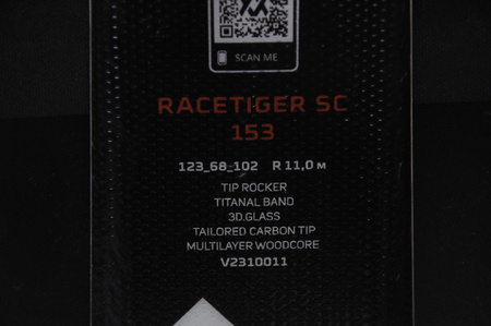 NARTY UŻYWANE VOLKL RACETIGER SC 23/24 + VMotion 12 153 cm NRC330
