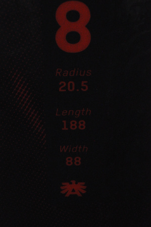 NARTY UŻYWANE KASTLE MX 88 + Salomon K12 PRW 24/25 188 cm NRC736