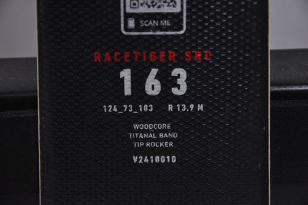 NARTY UŻYWANE VOLKL RACETIGER SRC + Motion 10 24/25 163 cm NRC212