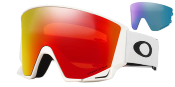GOGLE OAKLEY FLOW SCAPE L Matte White / Prizm Snow Torch Iridium + Iced Iridium 2026