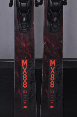 NARTY UŻYWANE KASTLE MX 88 + Salomon K12 PRW 24/25 181 cm NRC751