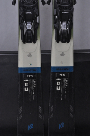 NARTY UŻYWANE K2 DISRUPTION 78TI + MXC 12 22/23 156 cm NRC69