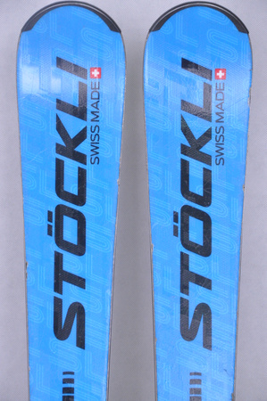 NARTY UŻYWANE STOCKLI LASER SL + MC11 24/25 155 cm NRC15