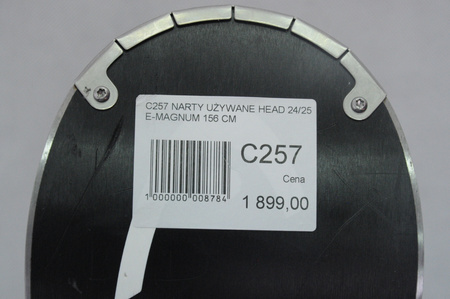 NARTY UŻYWANE HEAD SUPERSHAPE E. MAGNUM + Head PRD12 24/5 156 cm NRC257