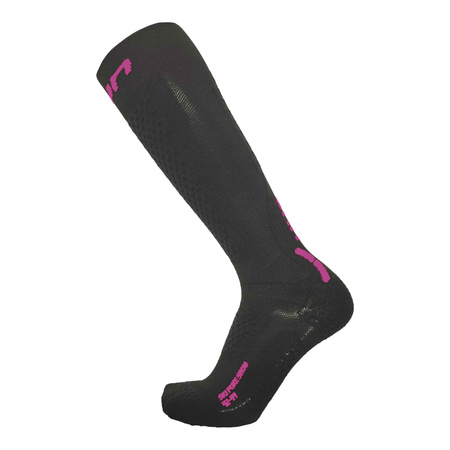 DAMSKIE SKARPETY NARCIARSKIE UYN WOMAN SKI ON PUR SNOW Black/Pink 2026
