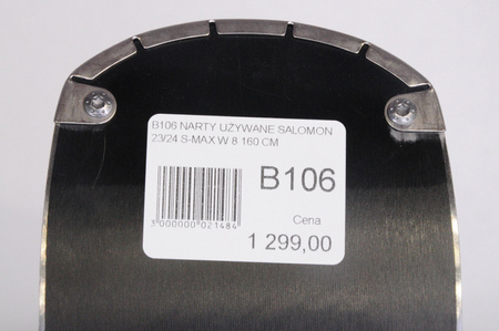 DAMSKIE NARTY UŻYWANE SALOMON S/MAX 8 + M10 23/24 160 cm NRB106