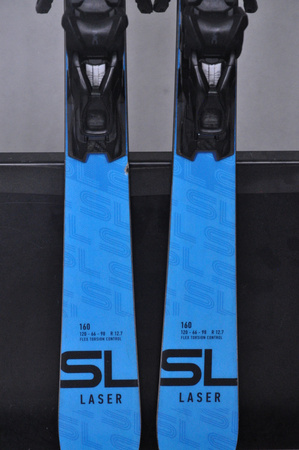 NARTY UŻYWANE STOCKLI LASER SL + MC11 24/25 160 cm NRC21