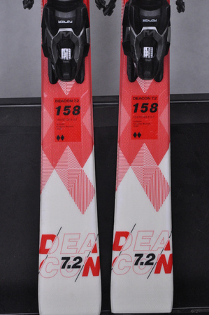 NARTY UŻYWANE VOLKL DEACON 7.2 + FTD 10 21/22 158 cm NRC1119