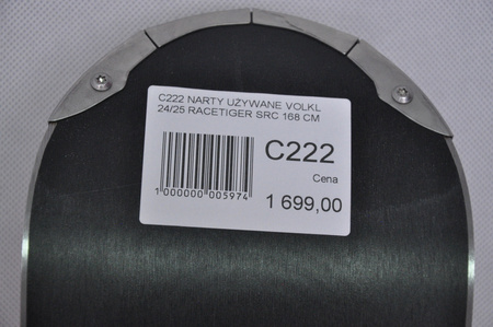 NARTY UŻYWANE VOLKL RACETIGER SRC + Motion 10 24/25 168 cm NRC222