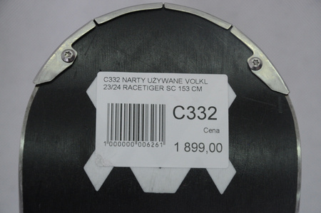 NARTY UŻYWANE VOLKL RACETIGER SC 23/24 + VMotion 12 153 cm NRC332