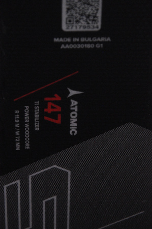 NARTY UŻYWANE ATOMIC REDSTER SC + M10 23/24 147 cm NRC461