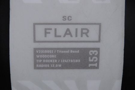NARTY UŻYWANE VOLKL FLAIR SC 23/24 + Marker VMOTION 11 153 cm NRC292