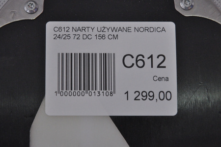 NARTY UŻYWANE NORDICA BELLE 72 DC 24/25 + TP2 11 156 cm NRC612