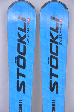NARTY UŻYWANE STOCKLI LASER SL + MC11 24/25 170 cm NRC36